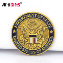 Customized American USA old gold silver bullion colored eagle coin no minimum